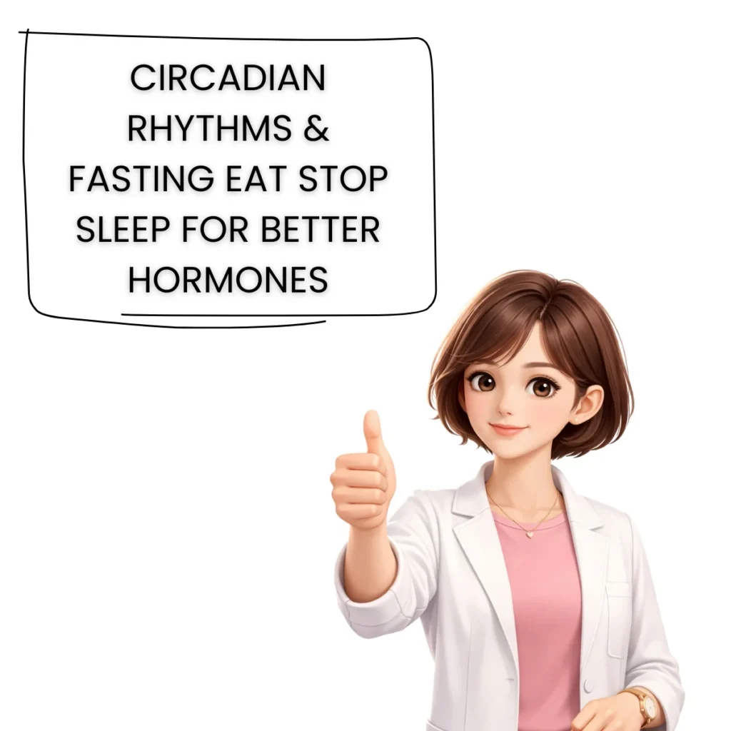 CIRCADIAN RHYTHMS AND FASTING EAT STOP SLEEP FOR BETTER HORMONES