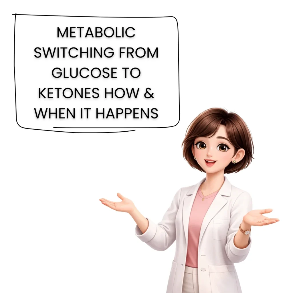 METABOLIC SWITCHING FROM GLUCOSE TO KETONES HOW AND WHEN IT HAPPENS
