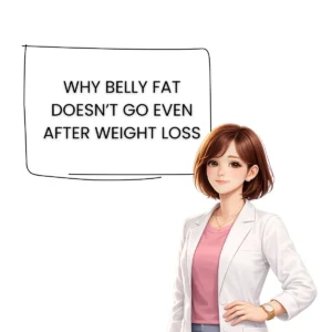 WHY BELLY FAT DOESN’T GO EVEN AFTER WEIGHT LOSS