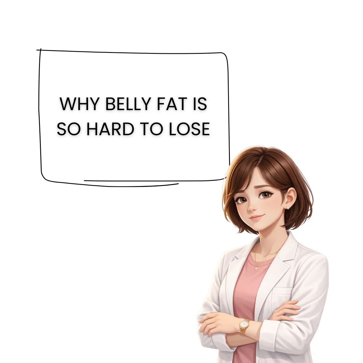 WHY BELLY FAT IS SO HARD TO LOOSE EVEN WITH DIETING AND EXERCISE