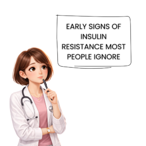 EARLY SIGNS OF INSULIN RESISTANCE MOST PEOPLE IGNORE